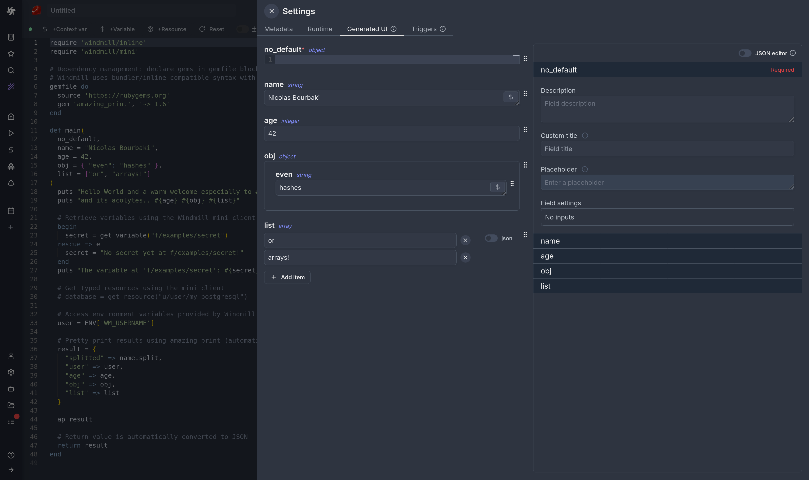 Generated UI Generated UI